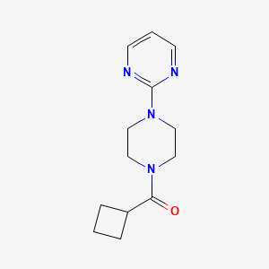 molecular formula C13H18N4O B3463904 Cyclobutyl(4-(pyrimidin-2-yl)piperazin-1-yl)methanone 