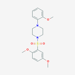 molecular formula C19H24N2O5S B346394 1-[(2,5-Dimethoxyphenyl)sulfonyl]-4-(2-methoxyphenyl)piperazine CAS No. 325812-79-1