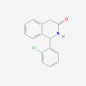 molecular formula C15H12ClNO B346400 1-(2-chlorophenyl)-1,4-dihydro-3(2H)-isoquinolinone CAS No. 98788-13-7