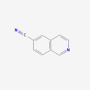 molecular formula C10H6N2 B034642 Isoquinoline-6-carbonitrile CAS No. 106778-42-1