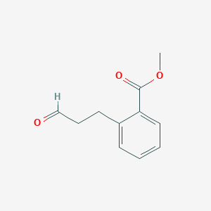molecular formula C11H12O3 B034645 Methyl 2-(3-oxopropyl)benzoate CAS No. 106515-77-9