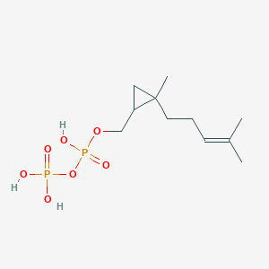 molecular formula C11H22O7P2 B034648 2,3-Cyclopropylgeranyl pyrophosphate CAS No. 110559-65-4