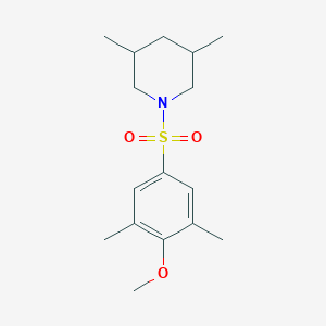 1-[(4-Methoxy-3,5-dimethylphenyl)sulfonyl]-3,5-dimethylpiperidine