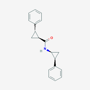 (1S,2S)-2-phenyl-N-[(1S,2S)-2-phenylcyclopropyl]cyclopropanecarboxamide