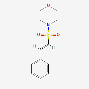 molecular formula C12H15NO3S B3466660 4-(2-Phenyl-ethenesulfonyl)-morpholine CAS No. 17299-32-0