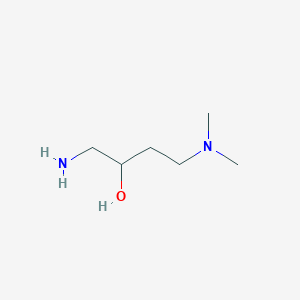 molecular formula C6H16N2O B034670 1-Amino-4-(dimethylamino)butan-2-ol CAS No. 104353-36-8