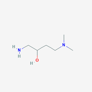 molecular formula C6H16N2O B034670 1-Amino-4-(dimethylamino)-2-butanol CAS No. 104353-36-8