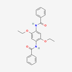 molecular formula C24H24N2O4 B3467045 N-(4-benzamido-2,5-diethoxyphenyl)benzamide 