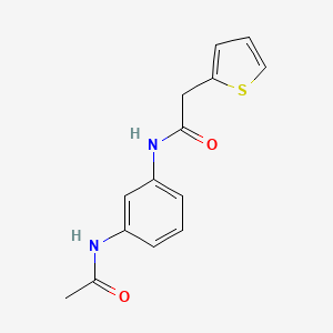 molecular formula C14H14N2O2S B3467130 N-(3-Acetylamino-phenyl)-2-thiophen-2-yl-acetamide 