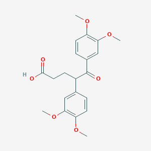 4,5-Bis(3,4-dimethoxyphenyl)-5-oxopentanoic acid