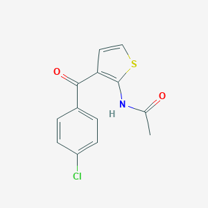 N-[3-(4-chlorobenzoyl)-2-thienyl]acetamide