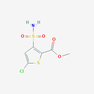 B346753 Methyl 3-(aminosulfonyl)-5-chlorothiophene-2-carboxylate CAS No. 941239-79-8