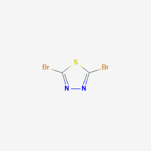 molecular formula C2Br2N2S B346769 2,5-Dibromo-1,3,4-thiadiazole CAS No. 55981-29-8