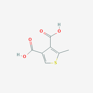 molecular formula C7H6O4S B346776 2-Methylthiophene-3,4-dicarboxylic acid 