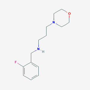 molecular formula C14H21FN2O B346781 (2-Fluoro-benzyl)-(3-morpholin-4-yl-propyl)-amine CAS No. 247907-33-1