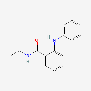 molecular formula C15H16N2O B3467823 N-ethyl-2-(phenylamino)benzamide 