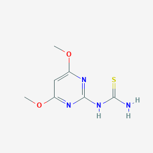 molecular formula C7H10N4O2S B346796 1-(4,6-Dimethoxypyrimidin-2-yl)thiourea CAS No. 102739-57-1
