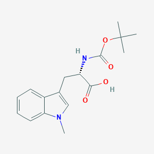 molecular formula C17H22N2O4 B346800 (S)-2-((tert-Butoxycarbonyl)amino)-3-(1-methyl-1H-indol-3-yl)propanoic acid CAS No. 109927-44-8