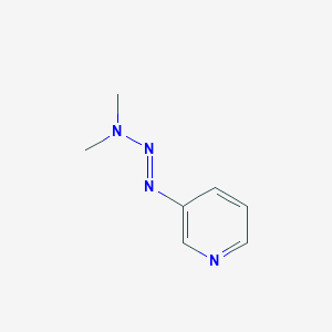 molecular formula C7H10N4 B034681 3,3-Dimethyl-1-(3-pyridyl)triazene CAS No. 19992-69-9