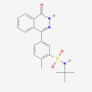 molecular formula C19H21N3O3S B3468594 N-tert-butyl-2-methyl-5-(4-oxo-3,4-dihydrophthalazin-1-yl)benzenesulfonamide 