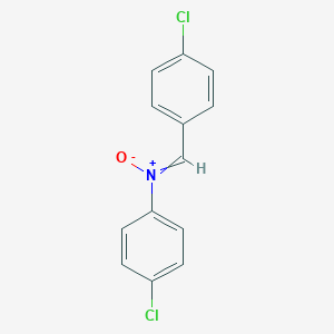 molecular formula C13H9Cl2NO B034688 Benzenamine, 4-chloro-N-[(4-chlorophenyl)methylene]-, N-oxide CAS No. 19865-60-2