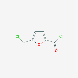 molecular formula C6H4Cl2O2 B034689 5-(Chloromethyl)furan-2-carbonyl chloride CAS No. 105850-77-9