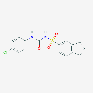 molecular formula C16H15ClN2O3S B034691 Sulofenur CAS No. 110311-27-8