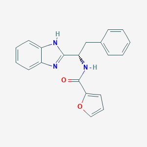 molecular formula C20H17N3O2 B346934 N-[(1S)-1-(1H-benzimidazol-2-yl)-2-phenylethyl]furan-2-carboxamide CAS No. 1212195-22-6