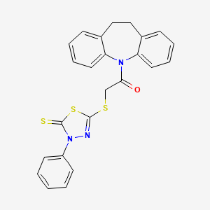 molecular formula C24H19N3OS3 B3469492 C24H19N3OS3 