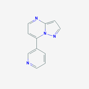 molecular formula C11H8N4 B346977 7-(3-Pyridyl)pyrazolo[1,5-a]pyrimidine 