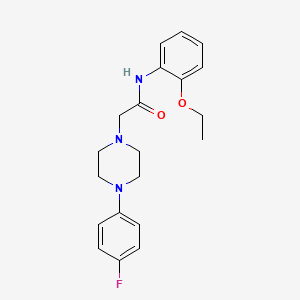 molecular formula C20H24FN3O2 B3469915 N-(2-ethoxyphenyl)-2-[4-(4-fluorophenyl)piperazin-1-yl]acetamide 