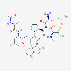 molecular formula C32H47N7O15S2 B034700 Prothrombin (18-23) CAS No. 103658-53-3