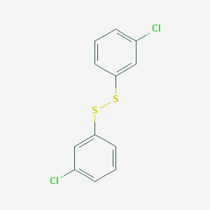molecular formula C12H8Cl2S2 B034702 1,2-Bis(3-chlorophenyl)disulfane CAS No. 19742-92-8