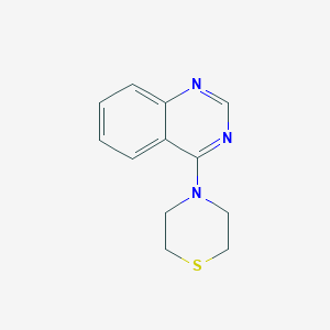 molecular formula C12H13N3S B347116 4-(Thiomorpholin-4-yl)quinazoline 