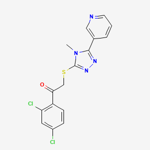 molecular formula C16H12Cl2N4OS B3471474 MFCD03621321 