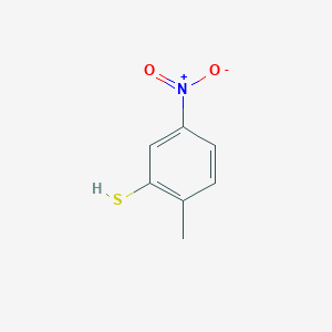 molecular formula C7H7NO2S B034718 2-Methyl-5-nitrobenzenethiol CAS No. 100960-02-9