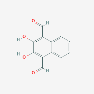 molecular formula C12H8O4 B034723 2,3-二羟基萘-1,4-二甲醛 CAS No. 103860-60-2