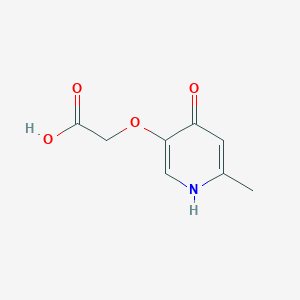 molecular formula C8H9NO4 B347837 [(6-Methyl-4-oxo-1,4-dihydropyridin-3-yl)oxy]acetic acid CAS No. 66313-23-3