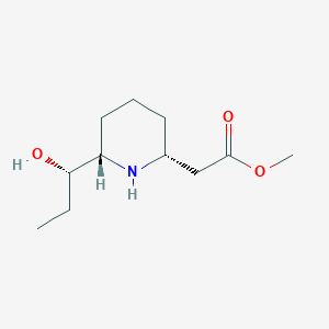 molecular formula C11H21NO3 B034786 Dihydropalustramic acid methyl CAS No. 19641-15-7