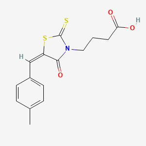 molecular formula C15H15NO3S2 B3478868 MFCD01080824 