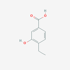 molecular formula C9H10O3 B034793 4-Ethyl-3-hydroxybenzoic acid CAS No. 100523-85-1