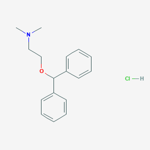 molecular formula C17H22ClNO B000348 Diphenhydramine hydrochloride CAS No. 147-24-0