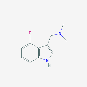 molecular formula C11H13FN2 B034803 4-Fluorogramine CAS No. 101909-46-0