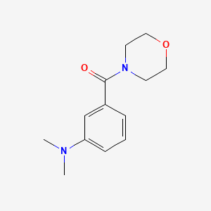 molecular formula C13H18N2O2 B3480679 Morpholine, 4-(m-(dimethylamino)benzoyl)- CAS No. 1703-39-5