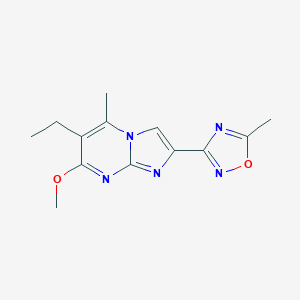 molecular formula C13H15N5O2 B034810 Fasiplon CAS No. 106100-65-6
