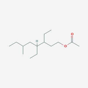 molecular formula C15H30O2 B034813 Acetic acid, C11-14-branched alkyl esters, C13-rich CAS No. 108419-35-8