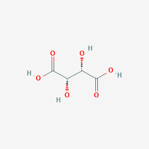 molecular formula C4H6O6 B034816 d-酒石酸 CAS No. 106449-07-4