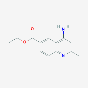 Ethyl 4-amino-2-methylquinoline-6-carboxylate