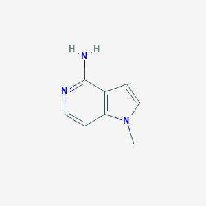 molecular formula C8H9N3 B034820 1-methyl-1H-pyrrolo[3,2-c]pyridin-4-amine CAS No. 102839-56-5