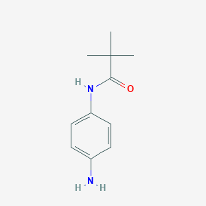 molecular formula C11H16N2O B034827 N-(4-aminophenyl)-2,2-dimethylpropanamide CAS No. 104478-93-5